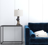 25" Black Blear in a Tree  Table Lamp With Beige Shade