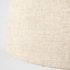 26" Beige Lamp Base LED With Champagne Shade