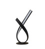 17" Black Bedside Led Table Lamp
