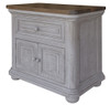 27" Gray One Drawer Nightstand