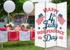 Happy 4th of July Three Panel Room Divider Screen