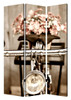 48" X 72" Multi Color Wood Canvas Valentine  Screen
