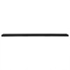 75" Black Wooden Wall Mounted Floating Shelf