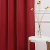 52 x 84 inch Solid Red Thermal Blackout Curtain Panels - Set of 2
