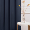 52 x 72 inch Solid Navy Blue Thermal Blackout Curtain Panels - Set of 2