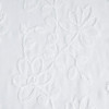 Set of Two 84"  White Floral Embroidered Window Panels