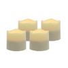 Set of Four Ivory Flameless Tealight Candle