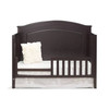 SF Home Solid Wood Toddler Bed Rail in Espresso Finish - Crib Sold Separately
