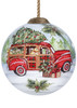 Home For Christmas Hand Painted Mouth Blown Glass Ornament