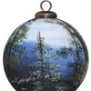 Scenic Life is Better in the Mountains Hand Painted Mouth Blown Glass Ornament