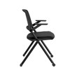 Set of Two Black Mesh Rolling Conference Office Chair