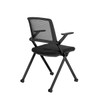 Set of Two Black Mesh Rolling Conference Office Chair