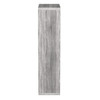 48" Gray Wood Bookcase