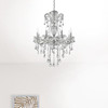 Candle Style Empire Transparent Glass Led Ceiling Light