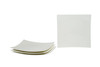 White Six Piece Square Bone China Service For Six Salad Plate Set