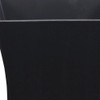 7" Black Recycled Plastic Indoor Outdoor Square Pot Planter