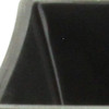 7" Gold Recycled Plastic Indoor Outdoor Square Pot Planter