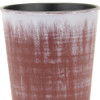 5" Brown and Ivory Textural Tone On Tone Recycled Plastic Indoor Outdoor Round Pot Planter