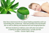 6" White Twin Aloe Vera Infused Memory Foam Mattress