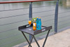 Gray Aluminum Indoor Outdoor Tray Table