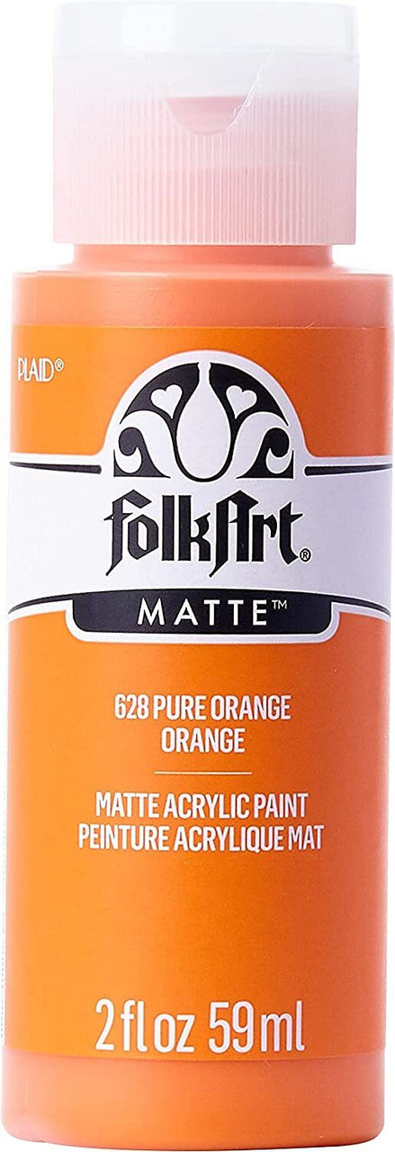 FolkArt Acrylic Paint 2oz Pure Orange