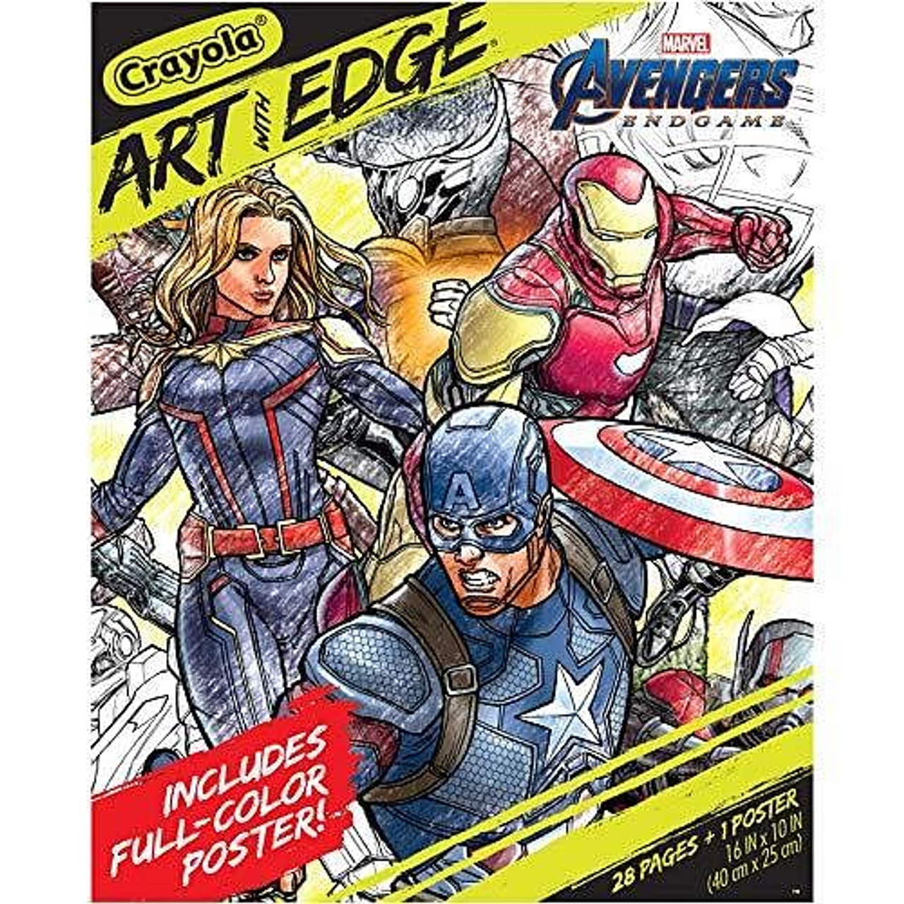 Crayola Marvel Avengers Endgame Coloring Pages