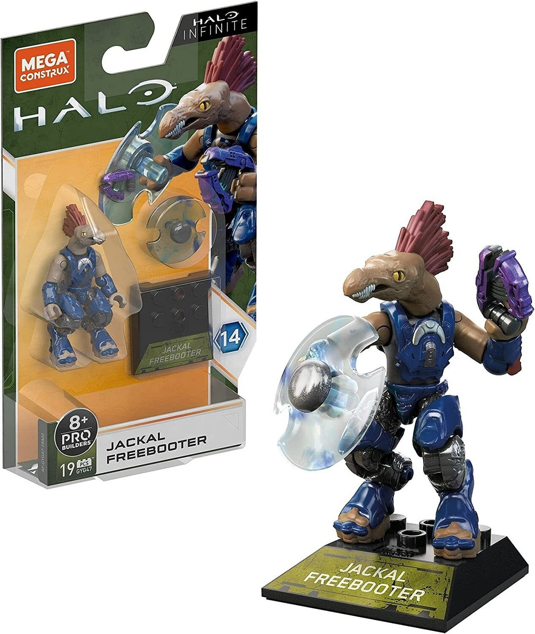 Halo Mega Construx Pro Builders Jackal Freebooter