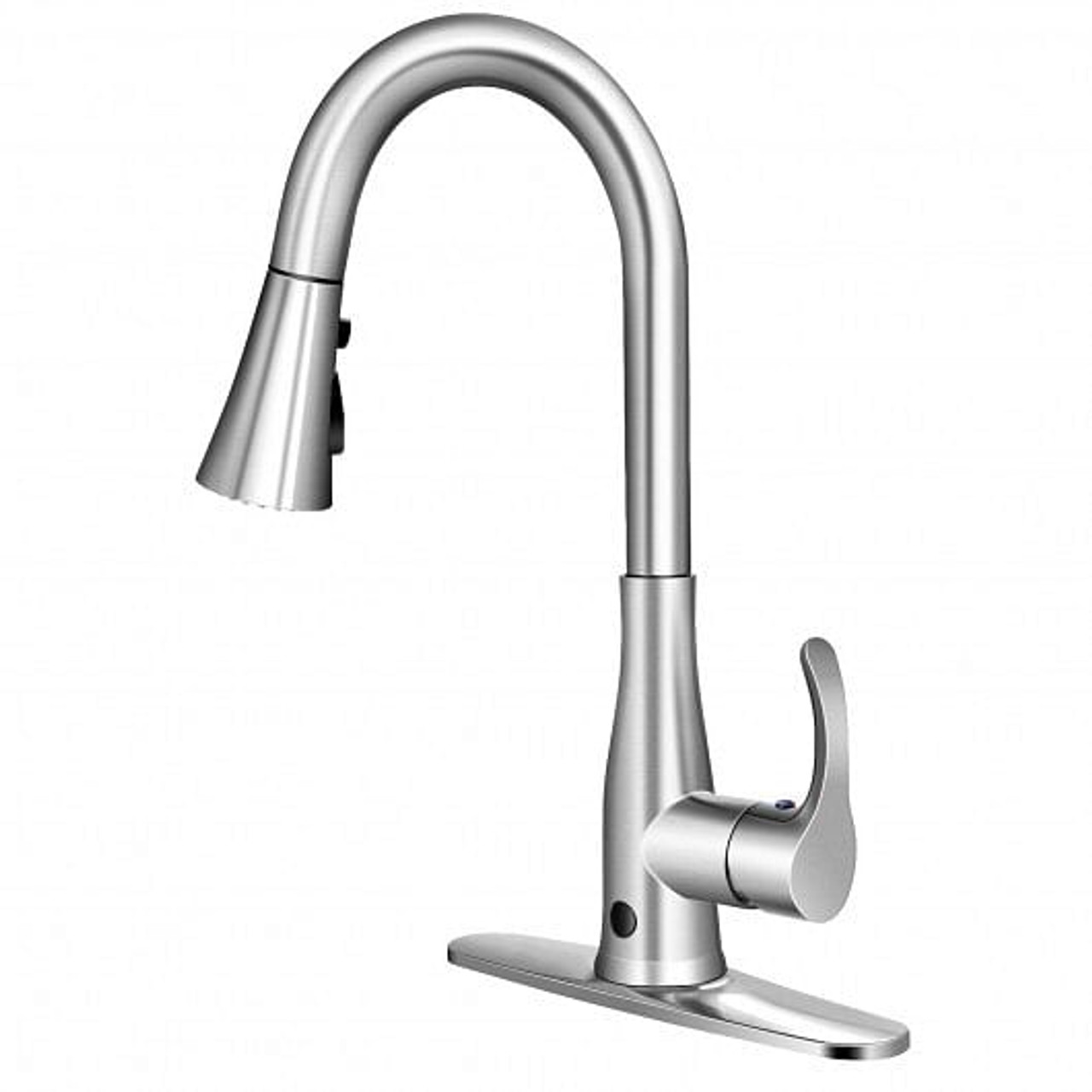 Touchless Kitchen Faucet with 360?° Swivel Single Handle Sensor and 3 Mode Sprayer