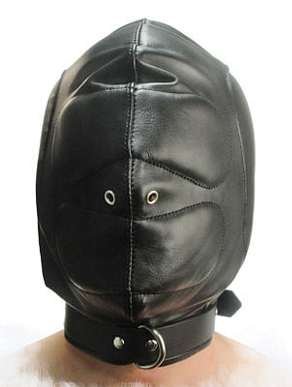 Padded Leather Hood - MediumLarge