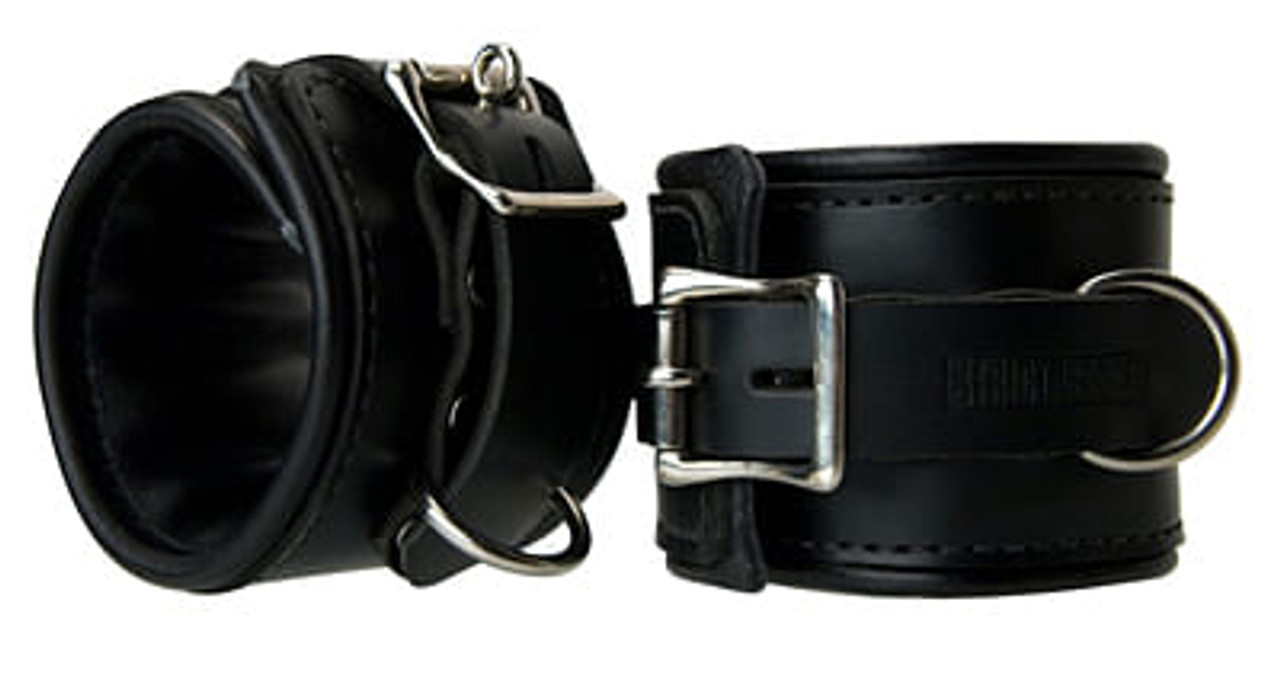 Strict Leather Padded Premium Locking Wrist Restraints