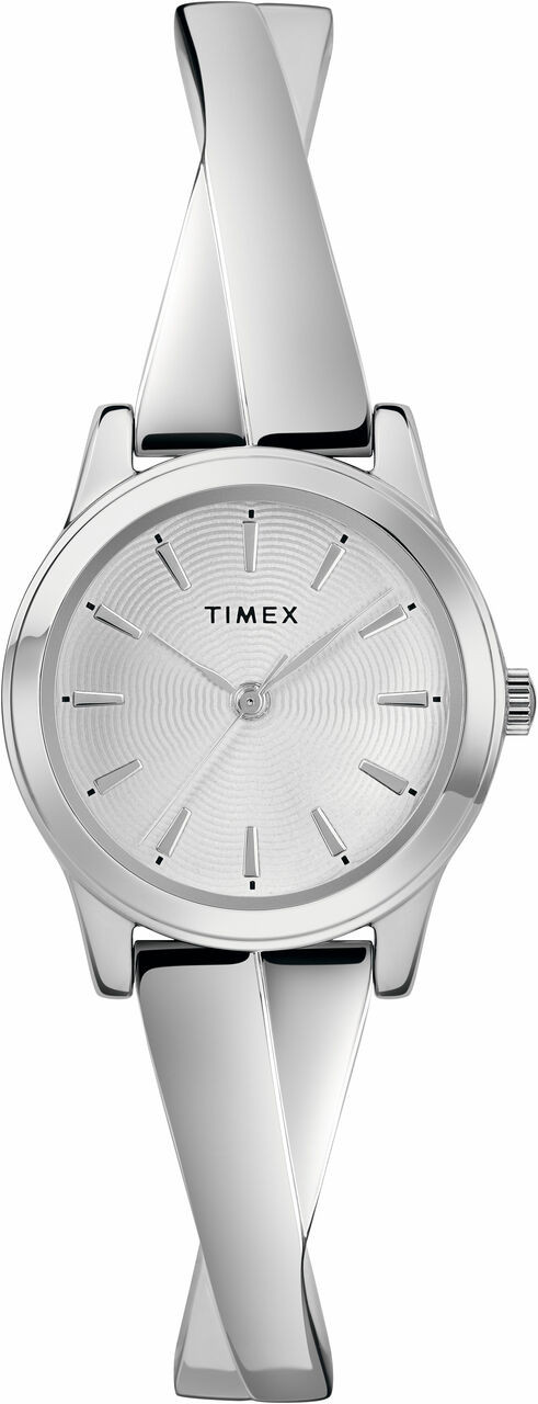 Timex TW2R98700 Women's Silver-Tone Stainless Steel Expansion Band Bangle Watch