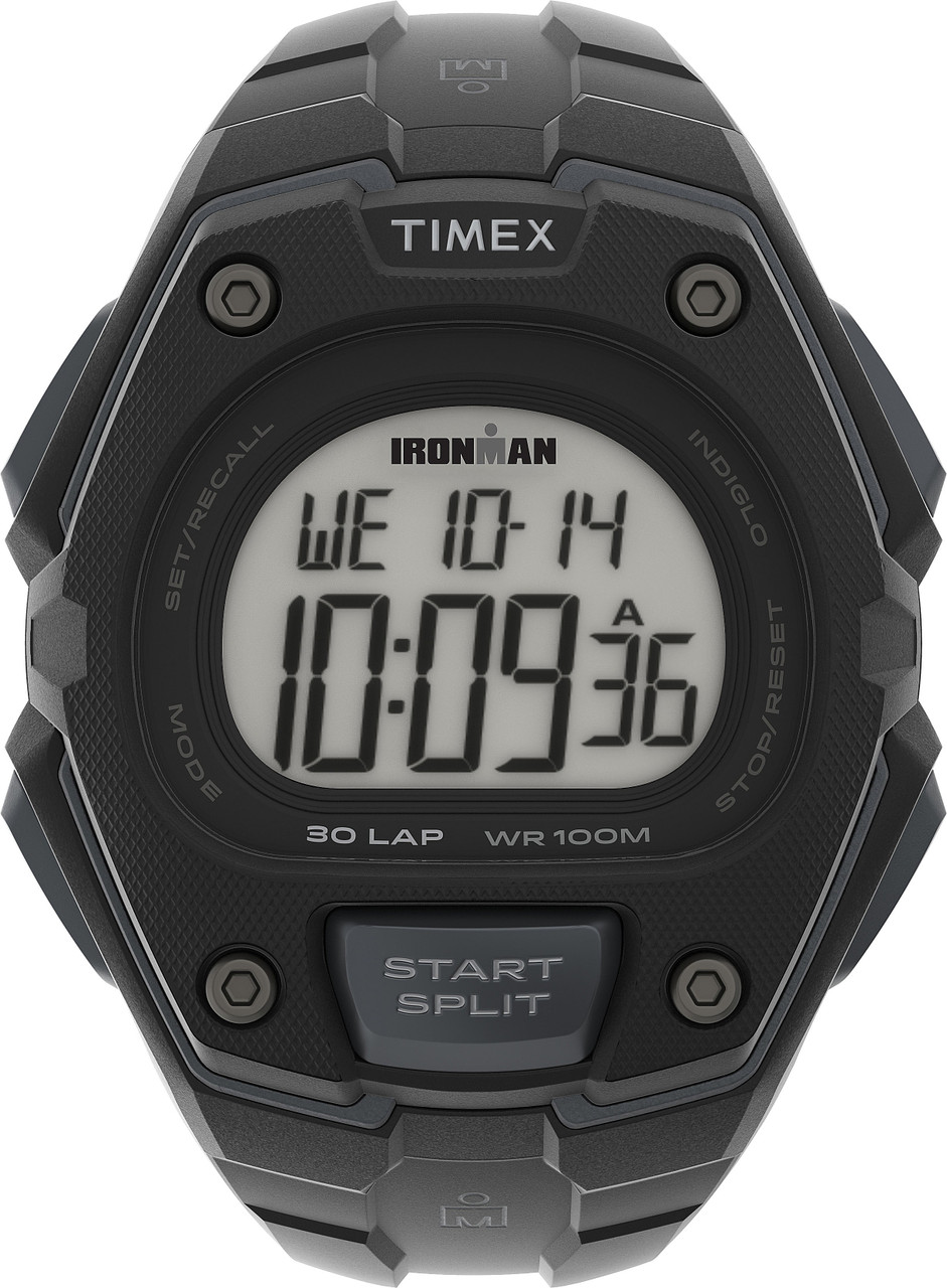 Timex TW5M46100 Ironman   Classic 30 Oversized 43mm Resin Strap Watch