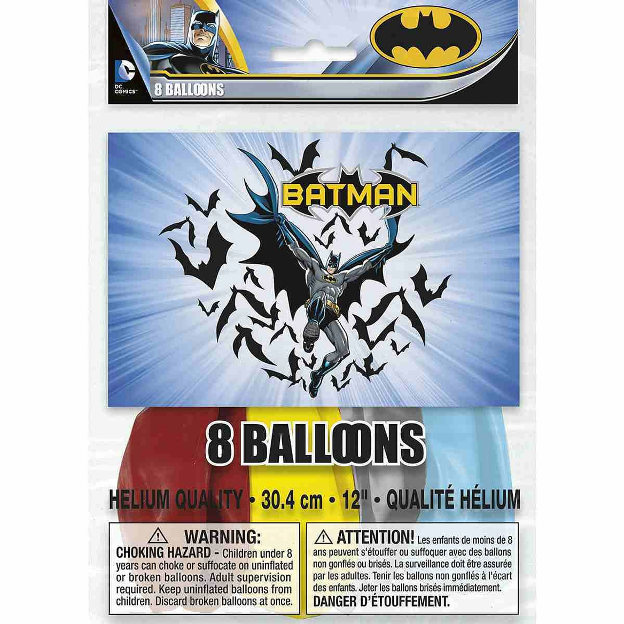Batman Latex Party Balloons [8 Per pack]