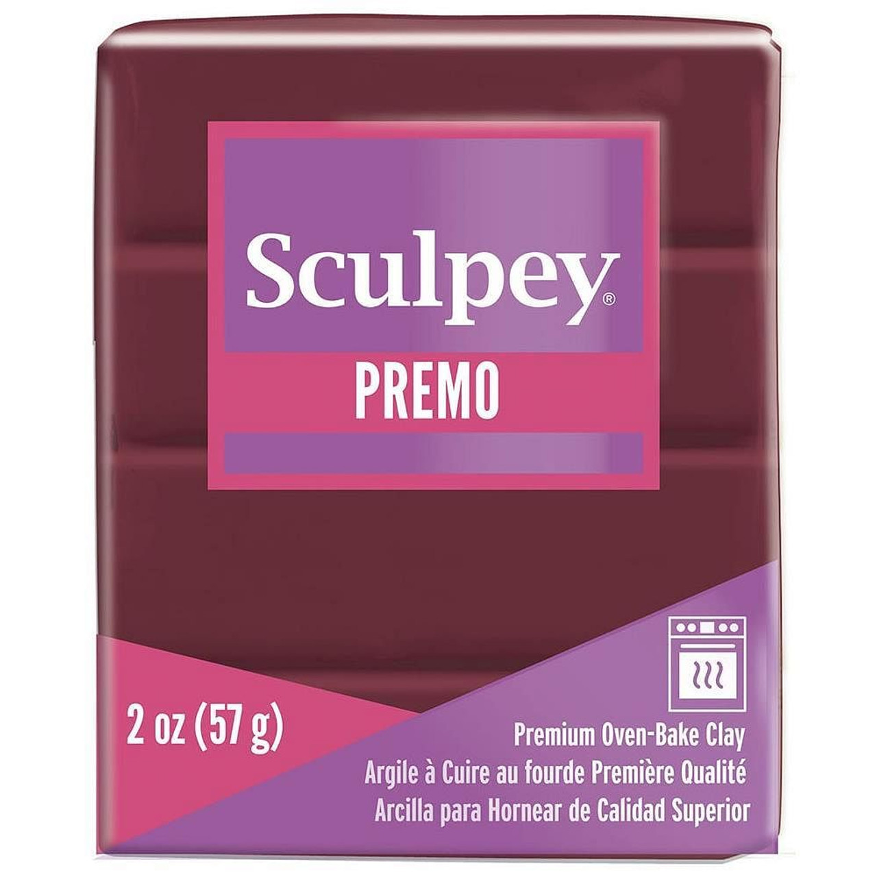 Premo! Sculpey Polymer Clay Alizarin Crimson Hue