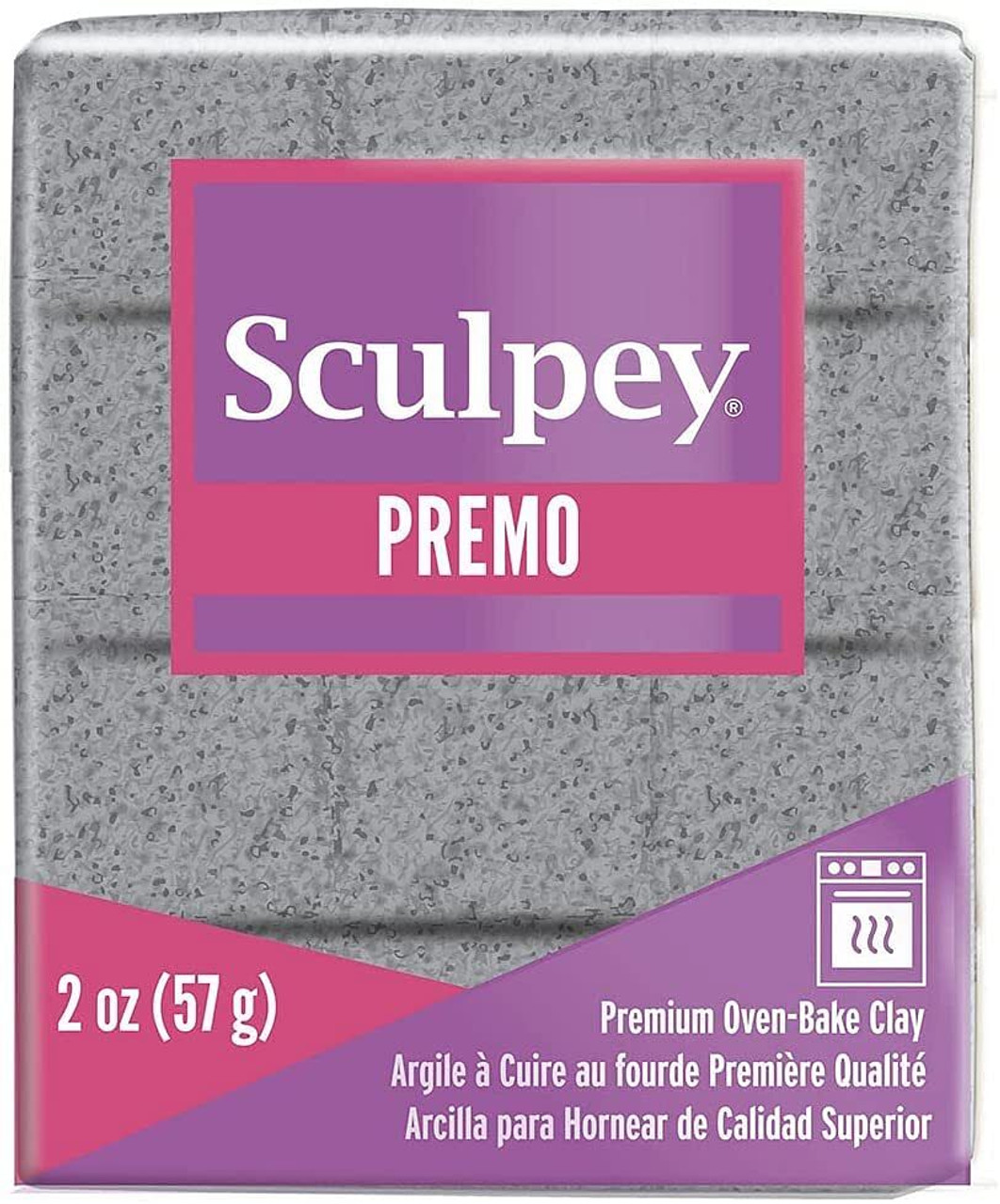 Sculpey Premo Polymer Clay Gray Granite