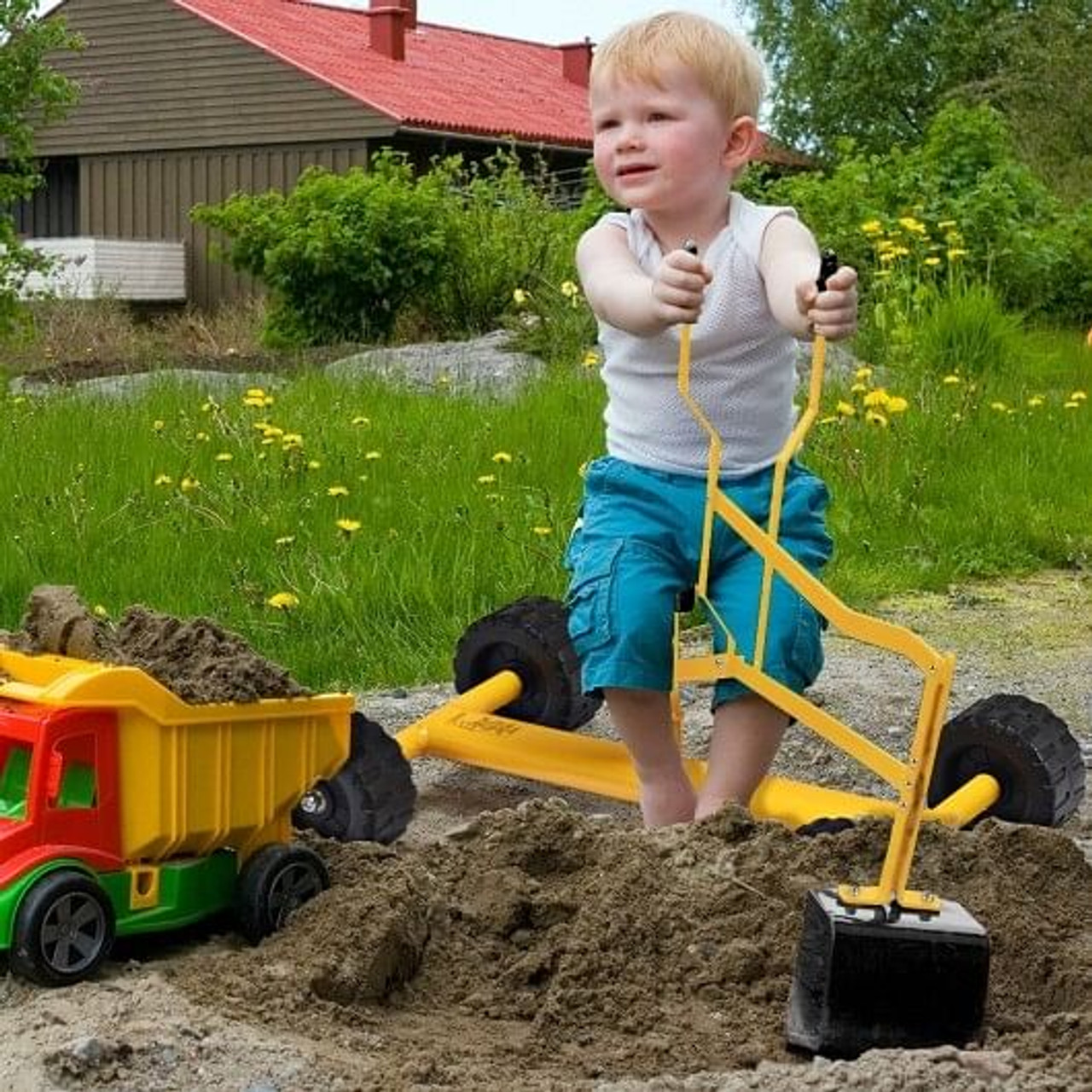 Heavy Duty Steel Frame Kid Ride-on Sand Digger