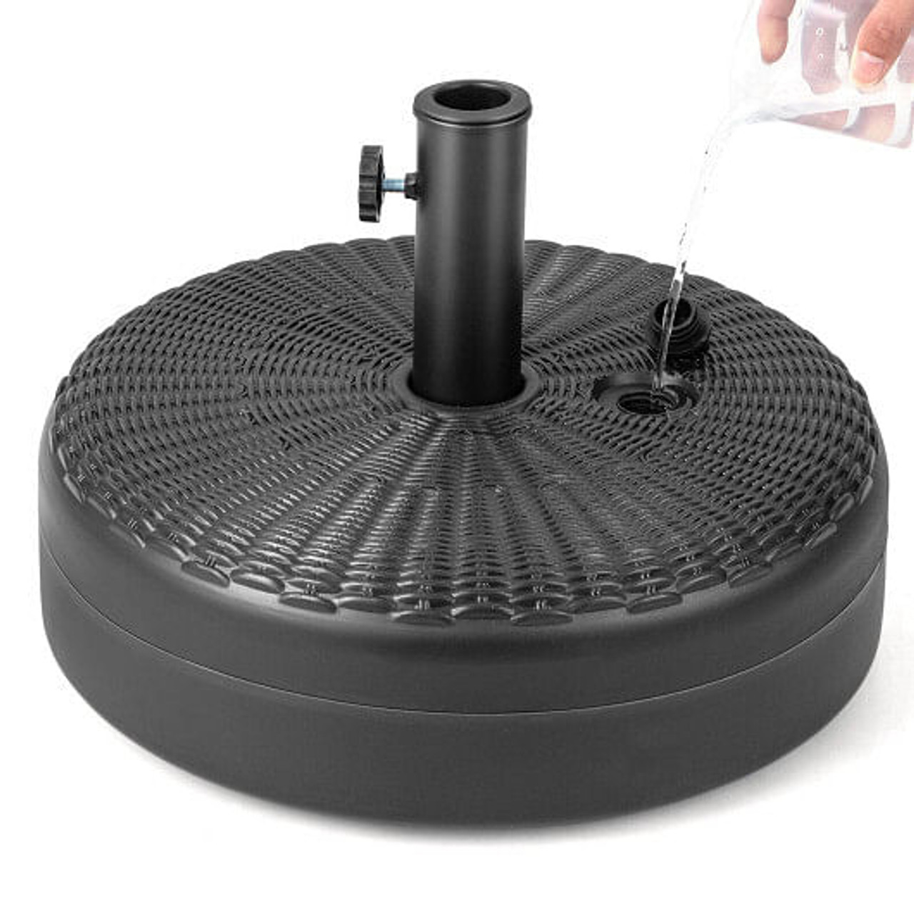 18 Inch Fillable Heavy-Duty Round Umbrella Base Stand