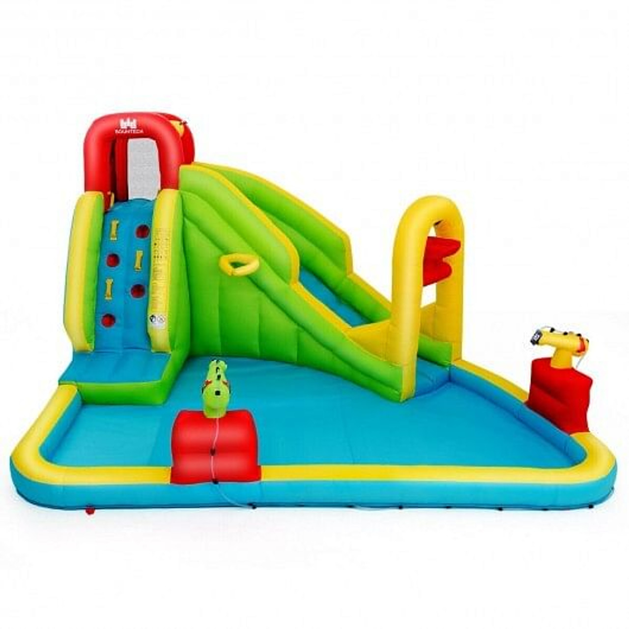 Outdoor Inflatable Water Bounce House with 480W Blower