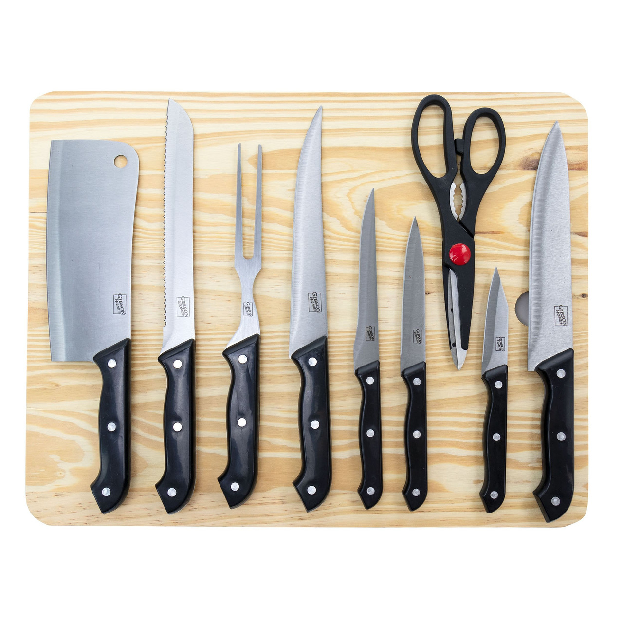 Gibson Home Color Vibes 14 Piece Cutlery Knife Set