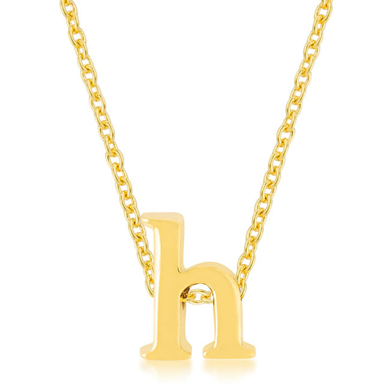 Golden Initial H Pendant