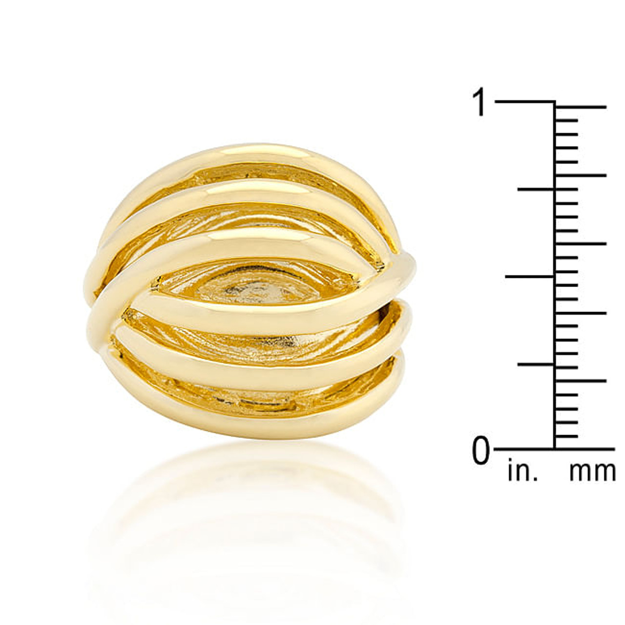 Golden Illusion Fashion Ring