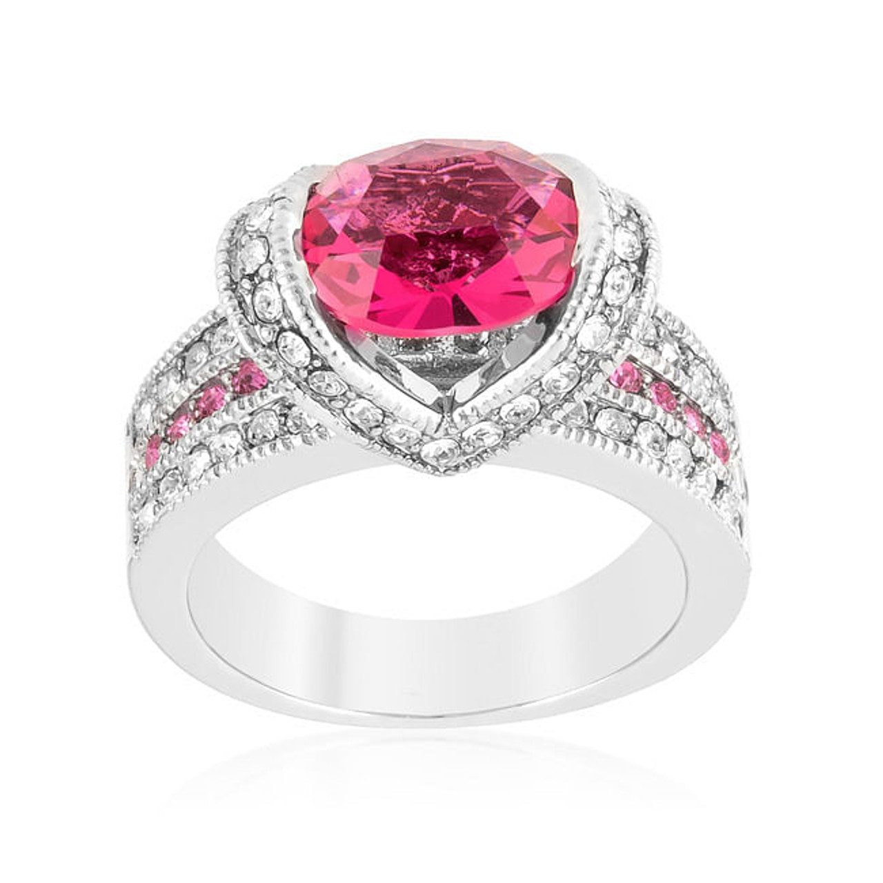 Ovaline Pink Ring