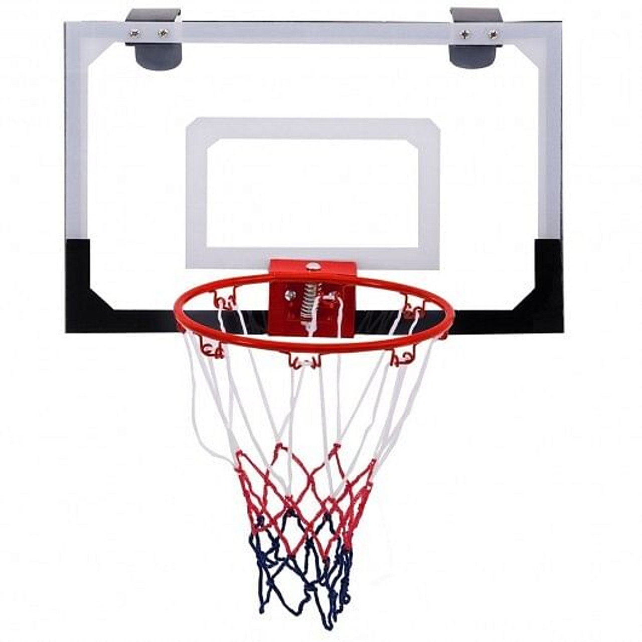 Over-The-Door Mini Basketball Hoop Includes Basketball and 2 Nets..