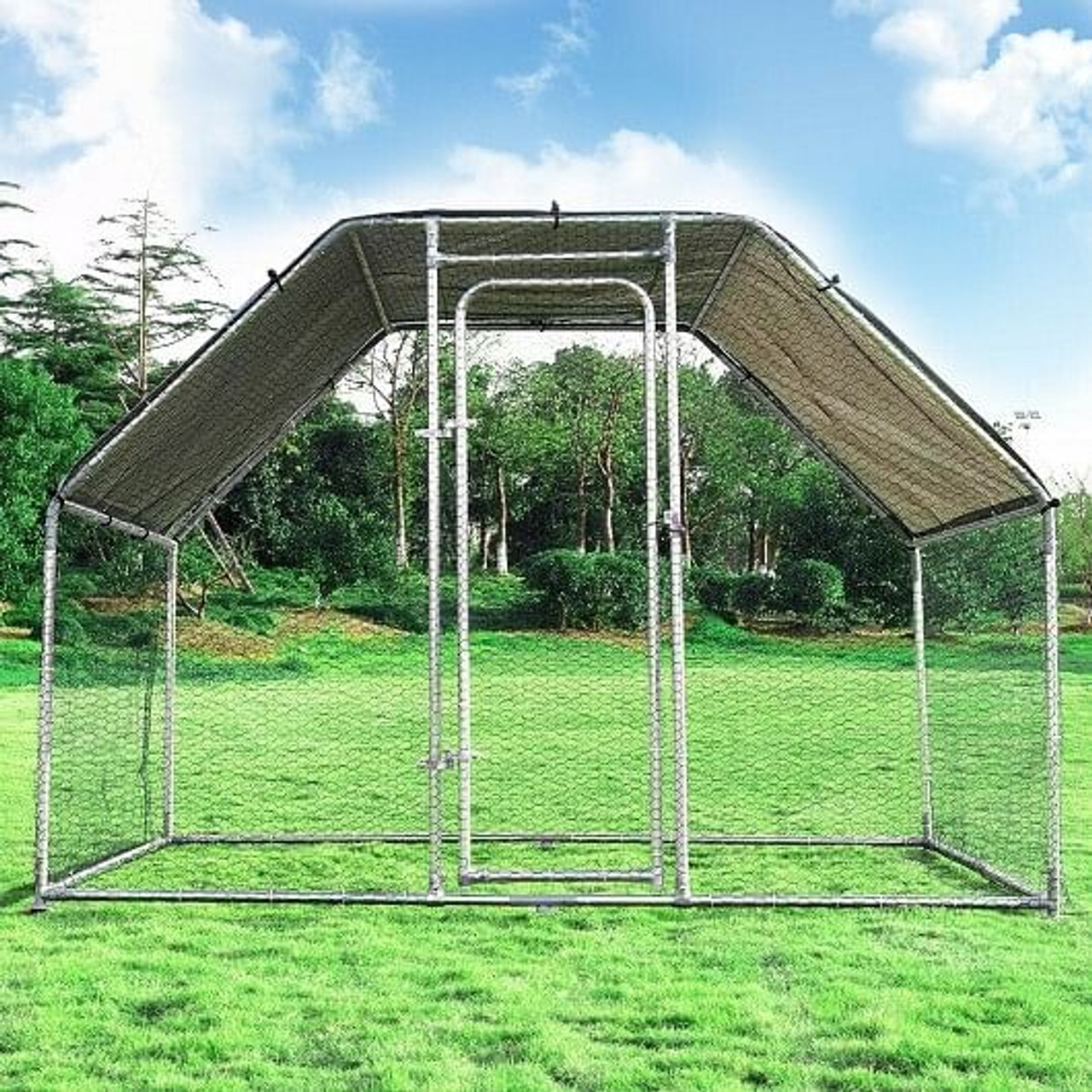 9.5 x 6.5 Ft Large Walk in Chicken Run Cage