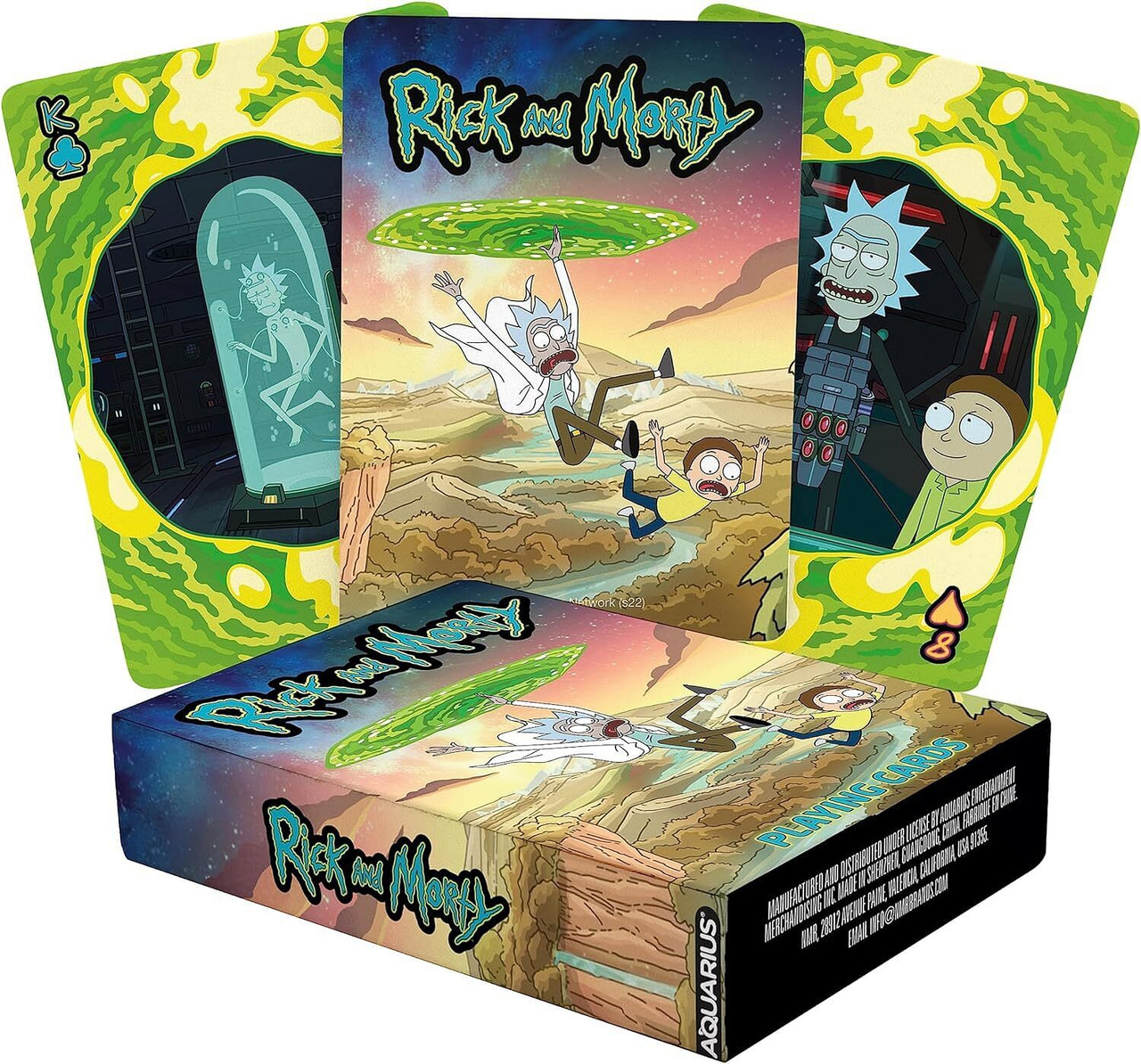 Themed Rick and Morty Standard Playing Cards