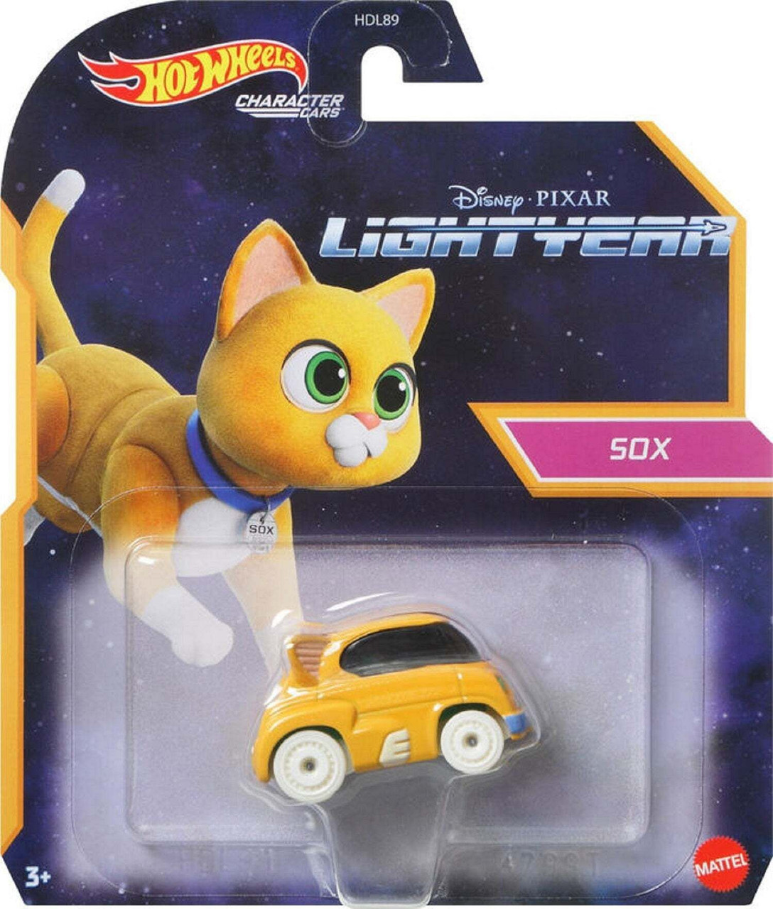 Hot Wheels Lightyear Sox Character Car