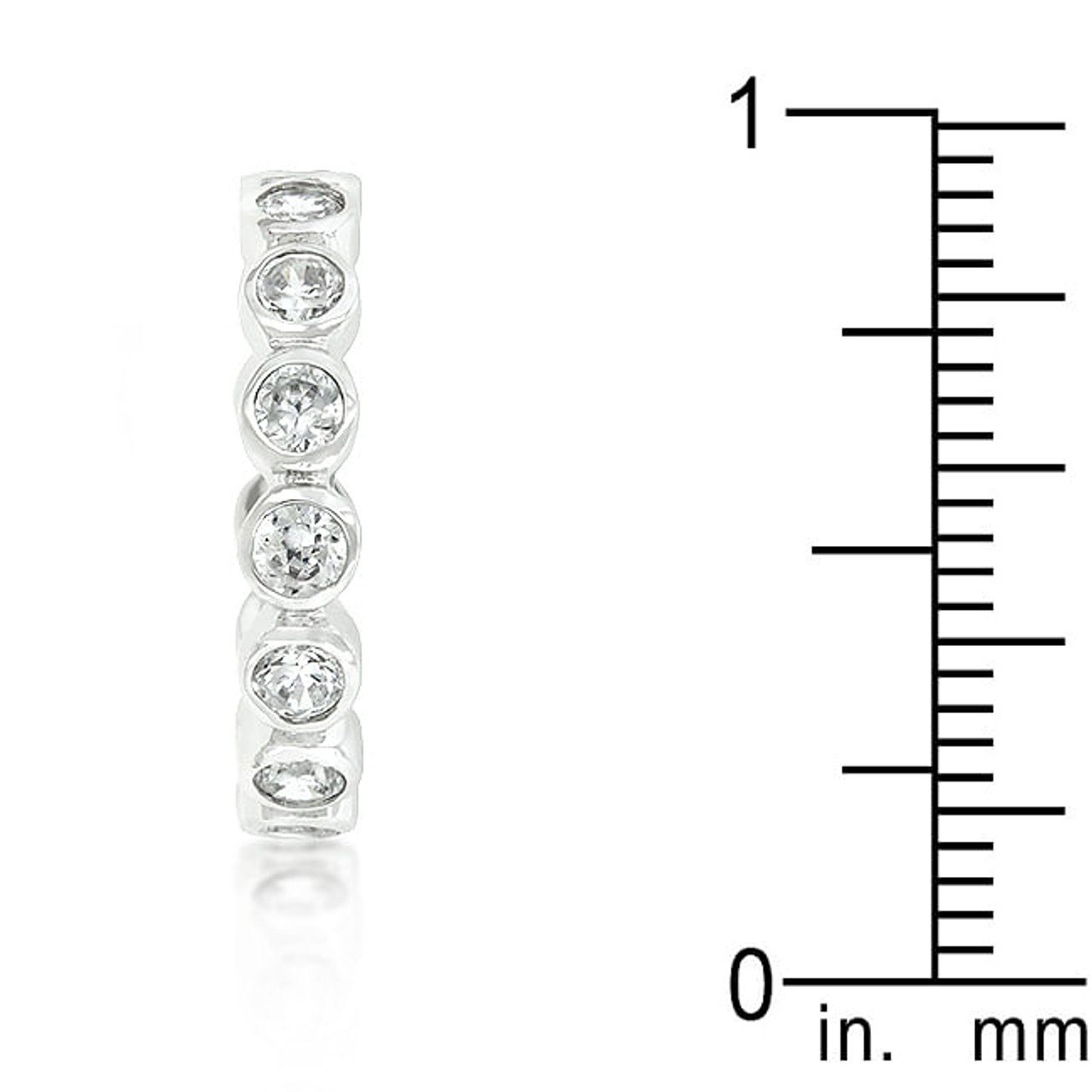 Linked Bezel Eternity Band