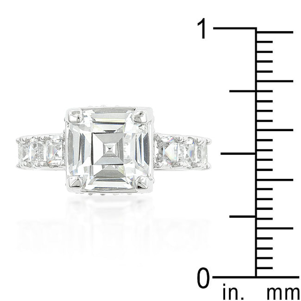 Asscher Cut Engagement Ring