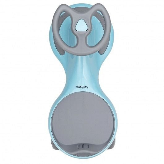 Wiggle Car Ride-on Toy with Flashing Wheels-Blue