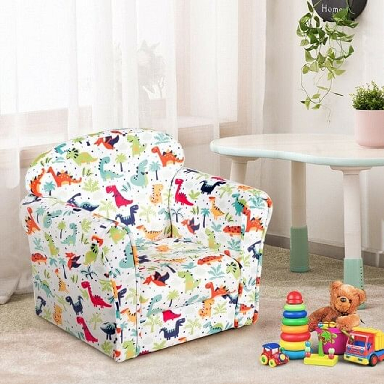 Household Toddler Furnishings Children Armrest Cute Lovely Single Sofa